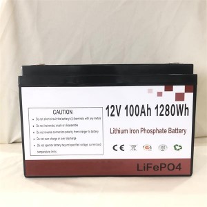 12V 100Ah Lithium ion battery for energy storage system