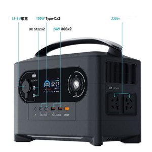 700W Portable energy battery for household applications