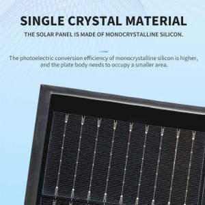Full Black Solar Panel 400W 12V for Solaria Home Roof